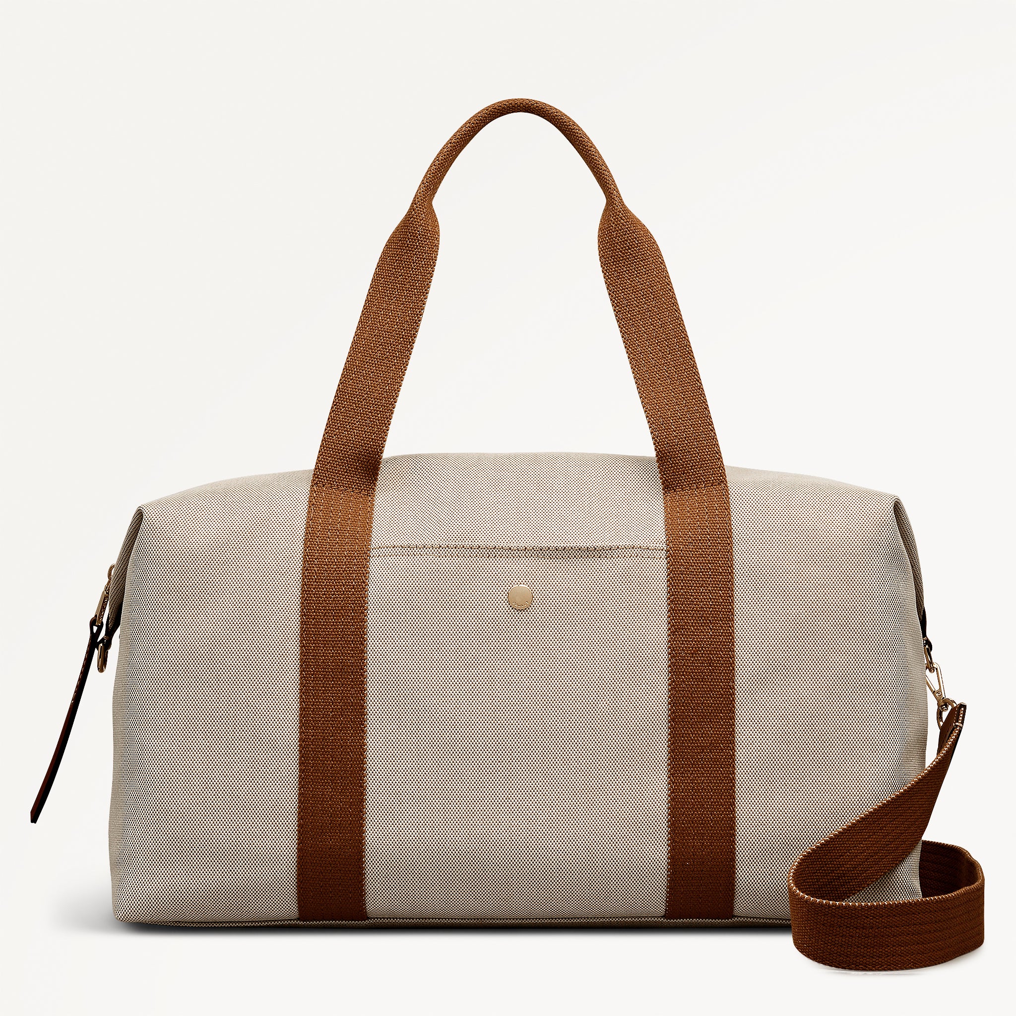 Bramwell Lane Extra Large Ziptop Weekender Natural - 114010