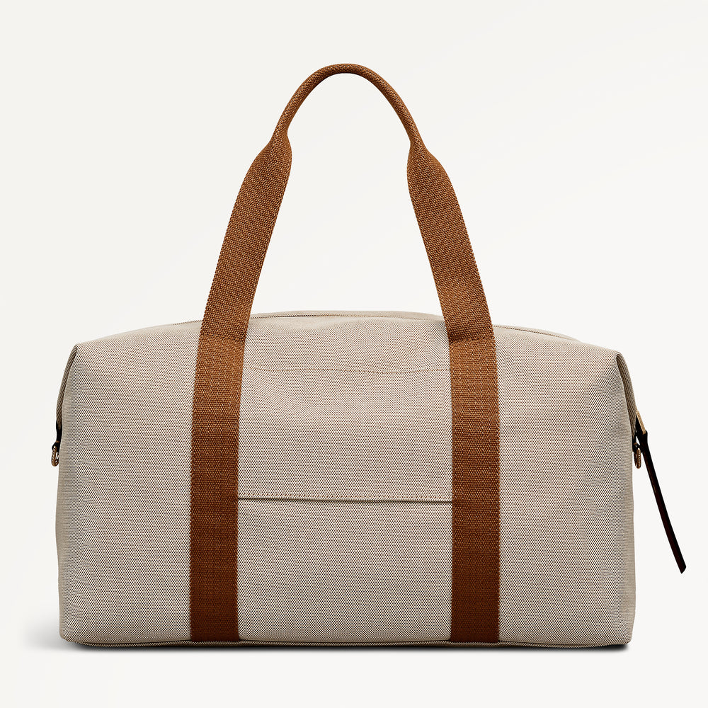 Bramwell Lane Extra Large Ziptop Weekender Natural - 114010