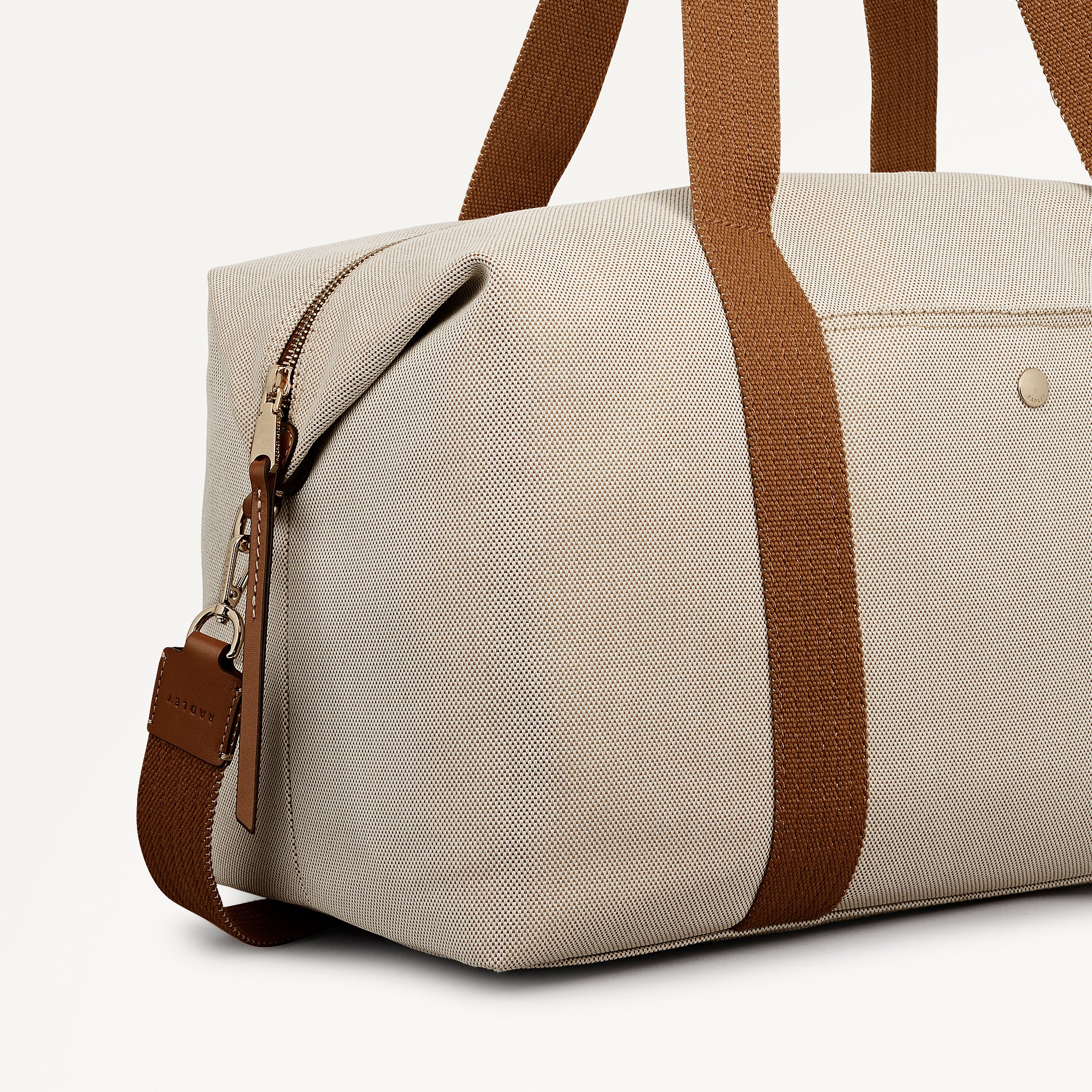 Bramwell Lane Extra Large Ziptop Weekender Natural - 114010