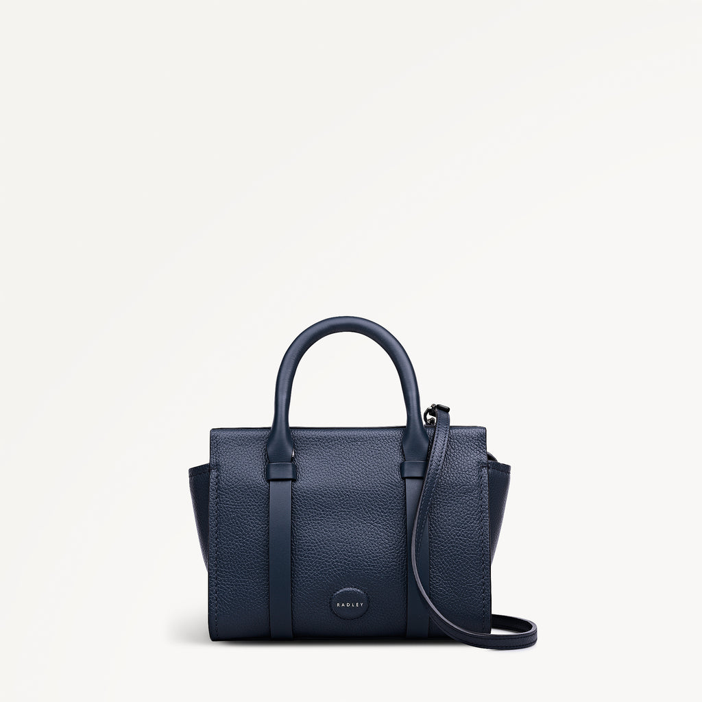 Westover Lane Small Ziptop Grab in Naval Blue - 114025