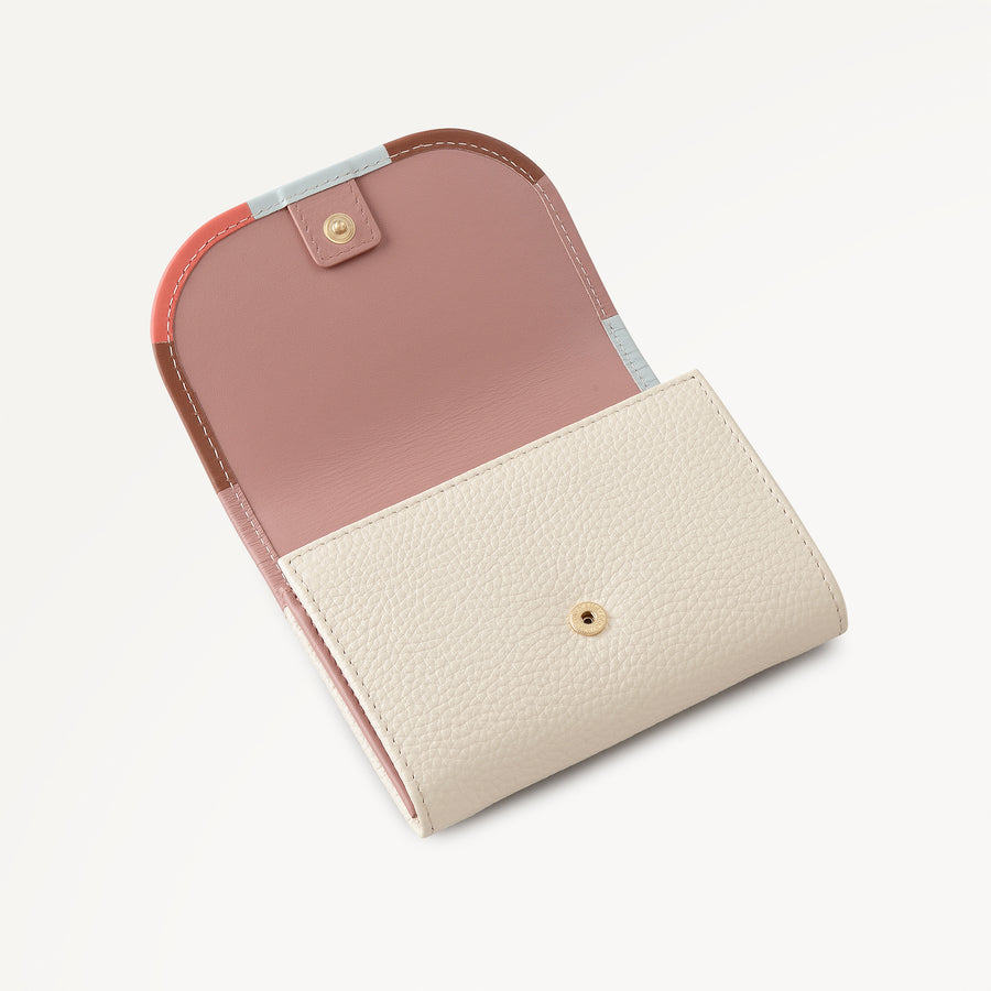 Liverpool Gardens Medium Flapover Purse Salt - 114051