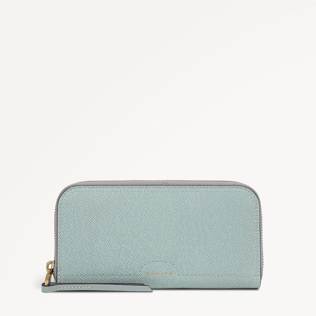 Bramwell Lane Large Zip Around Purse Green Water - 114082
