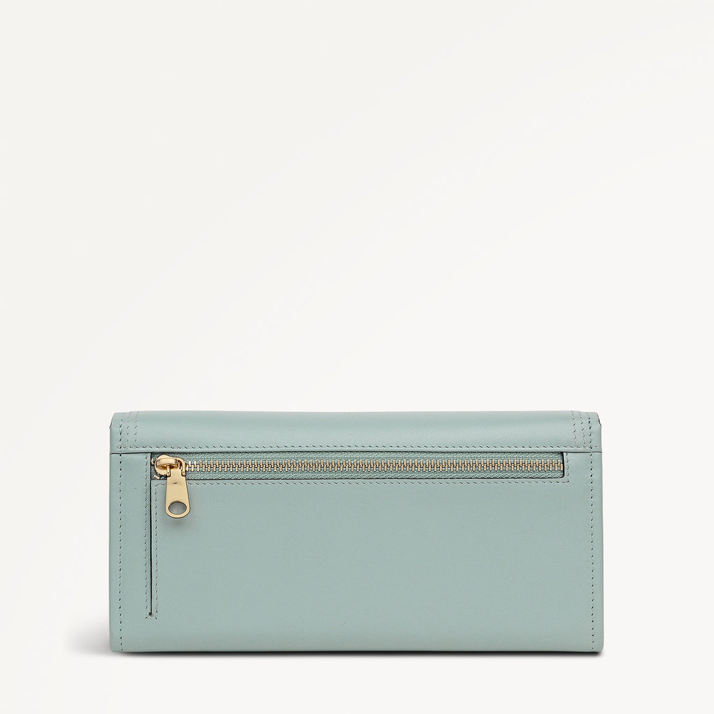 Keswick Mews Large Flapover Purse Green Water - 114085