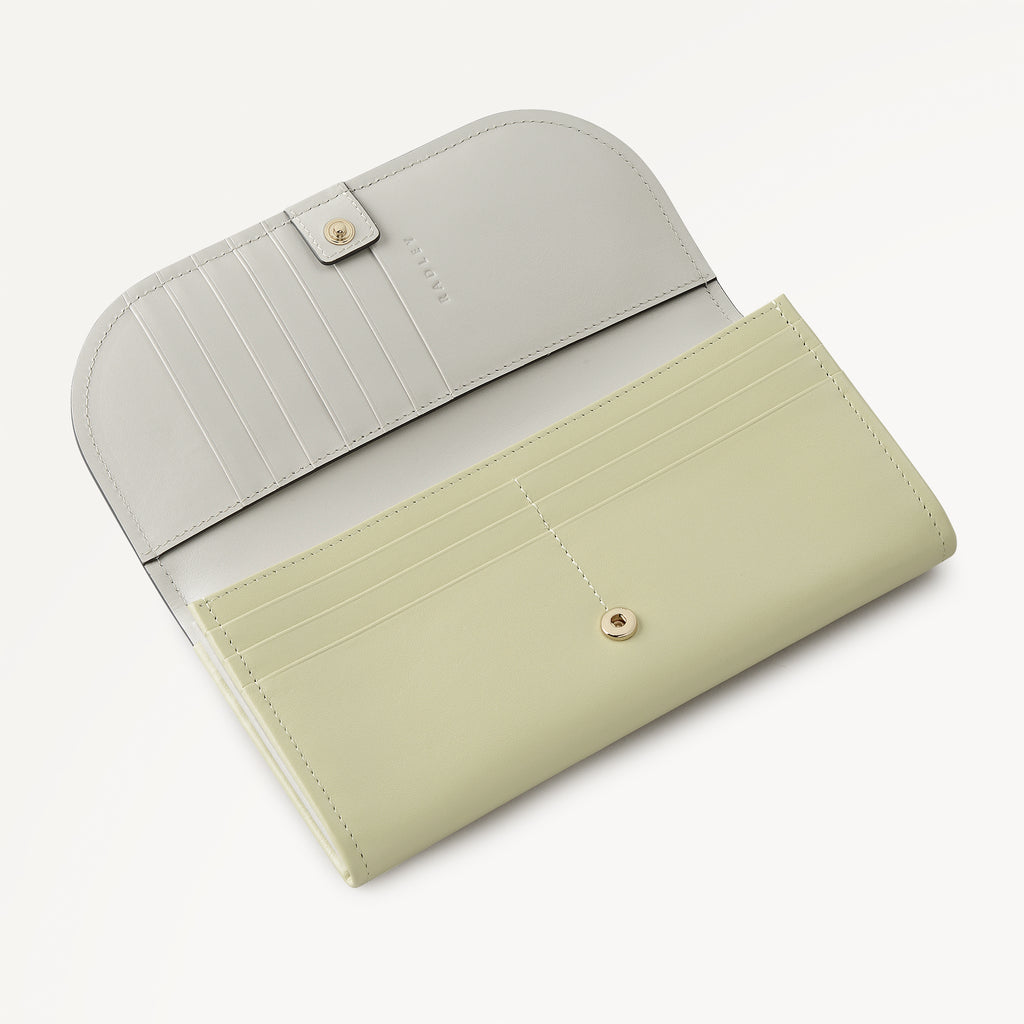 Keswick Mews Large Flapover Purse Lemongrass - 114087