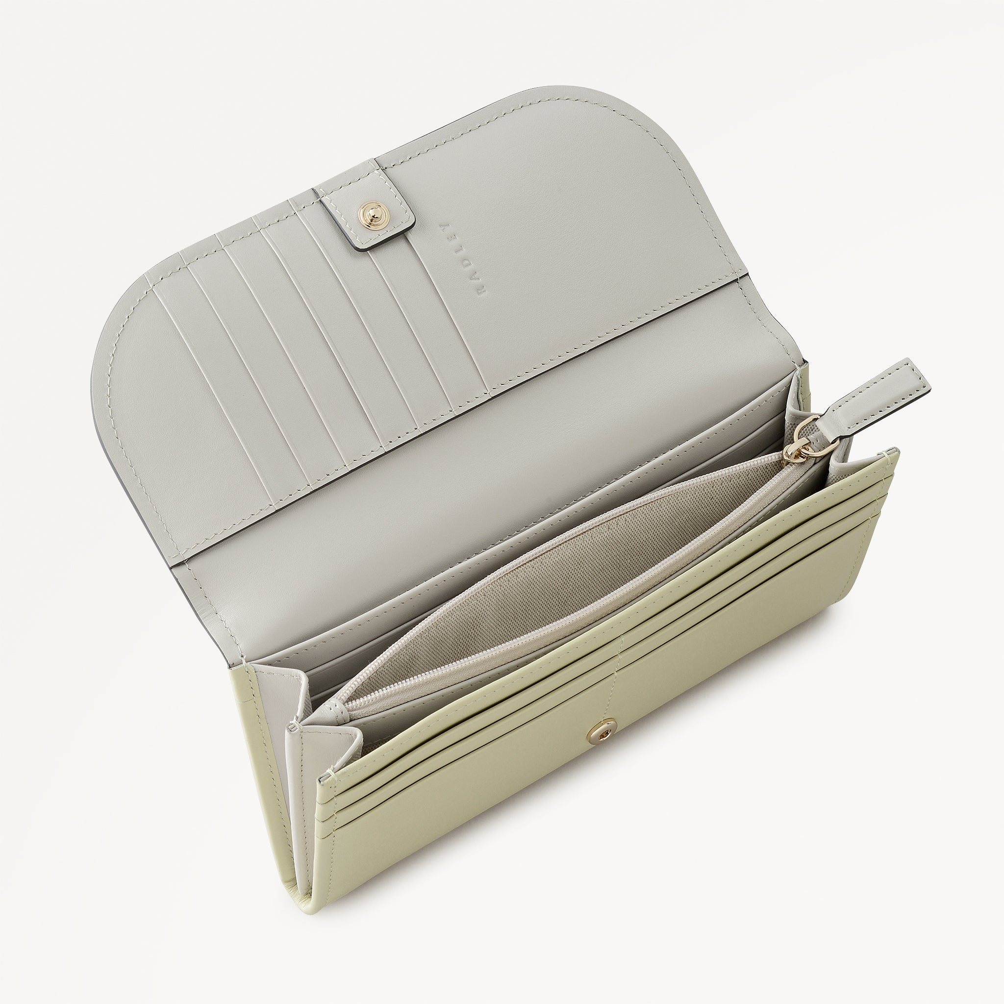 Keswick Mews Large Flapover Purse Lemongrass - 114087
