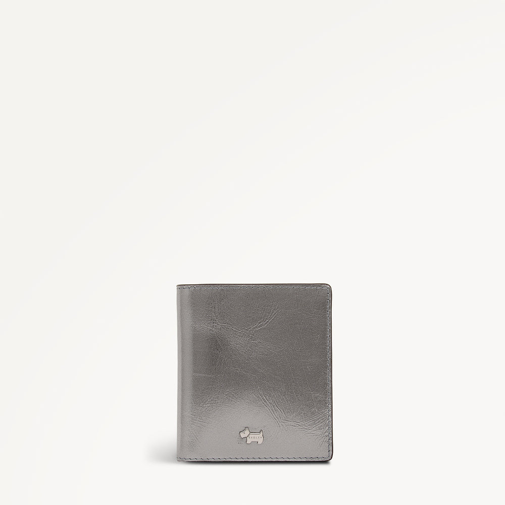 Percy Grove Small Bifold Card Holder Silver - 114091