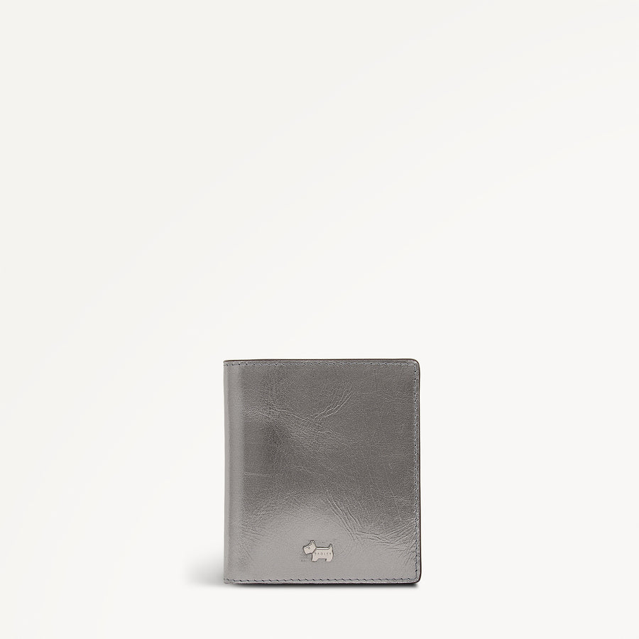 Percy Grove Small Bifold Card Holder Silver - 114091