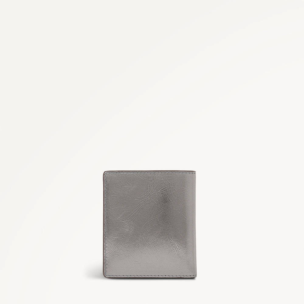 Percy Grove Small Bifold Card Holder Silver - 114091