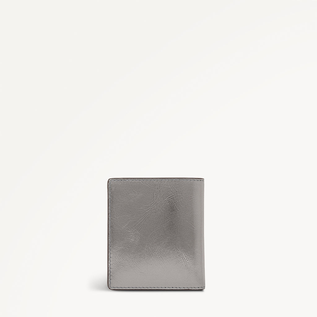 Percy Grove Small Bifold Card Holder Silver - 114091
