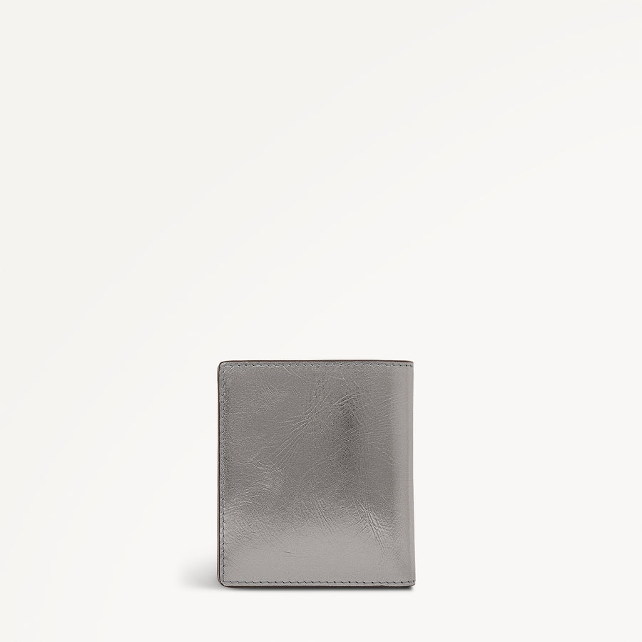 Percy Grove Small Bifold Card Holder Silver - 114091