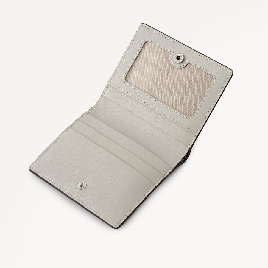 Percy Grove Small Bifold Card Holder Silver - 114091