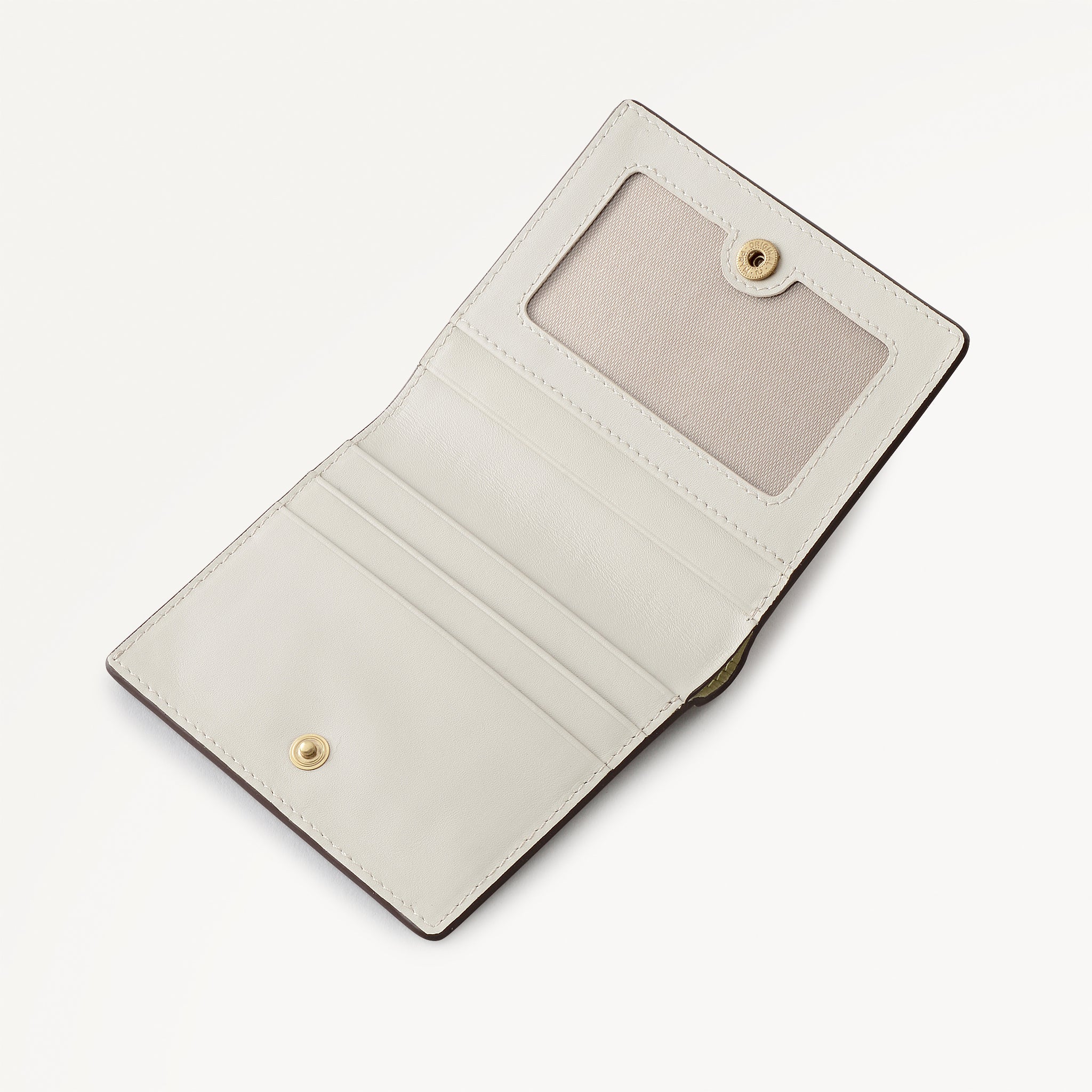 Percy Grove - Suede Small Bifold Card Holder Lemongrass - 114092