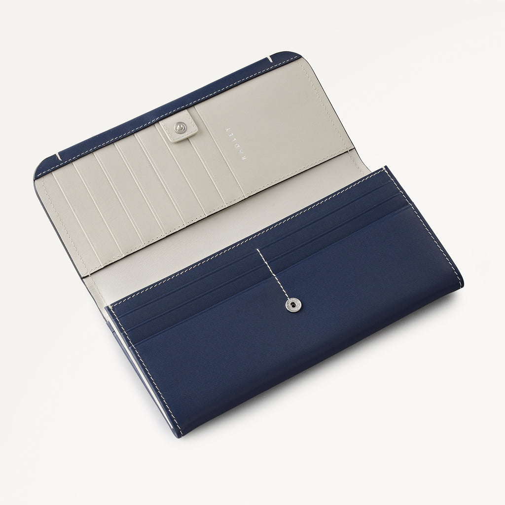 Talbot Way Large Flapover Wallet Naval - 114093