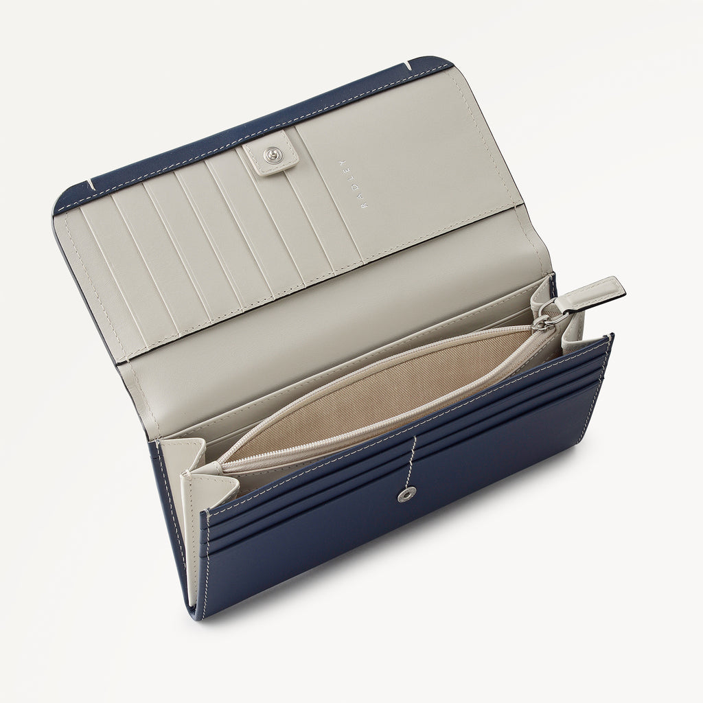 Talbot Way Large Flapover Wallet Naval - 114093