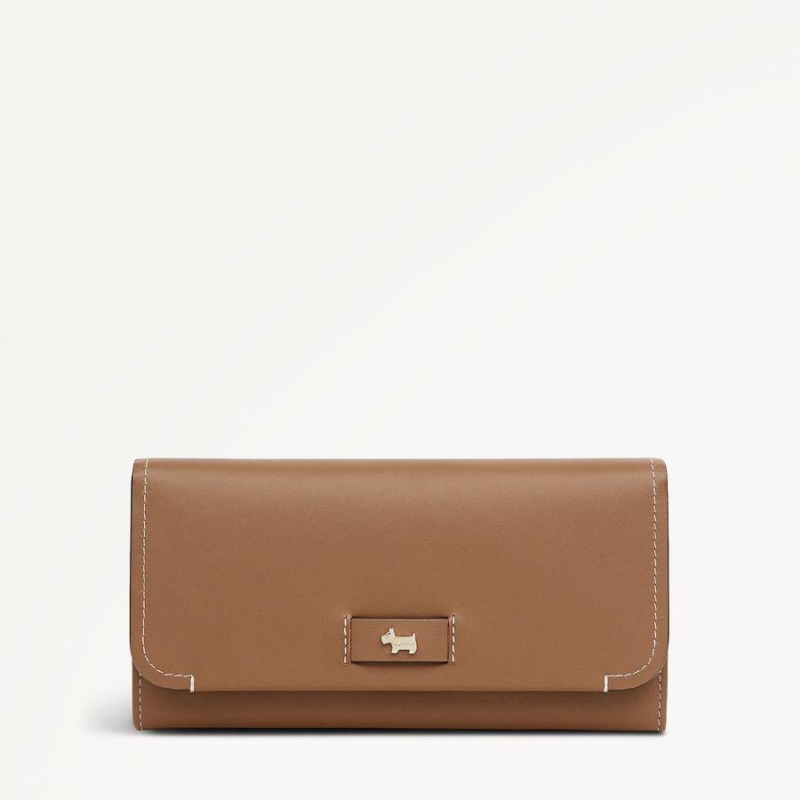 Talbot Way Large Flapover Purse Cognac - 114094