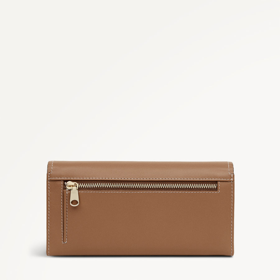 Talbot Way Large Flapover Purse Cognac - 114094