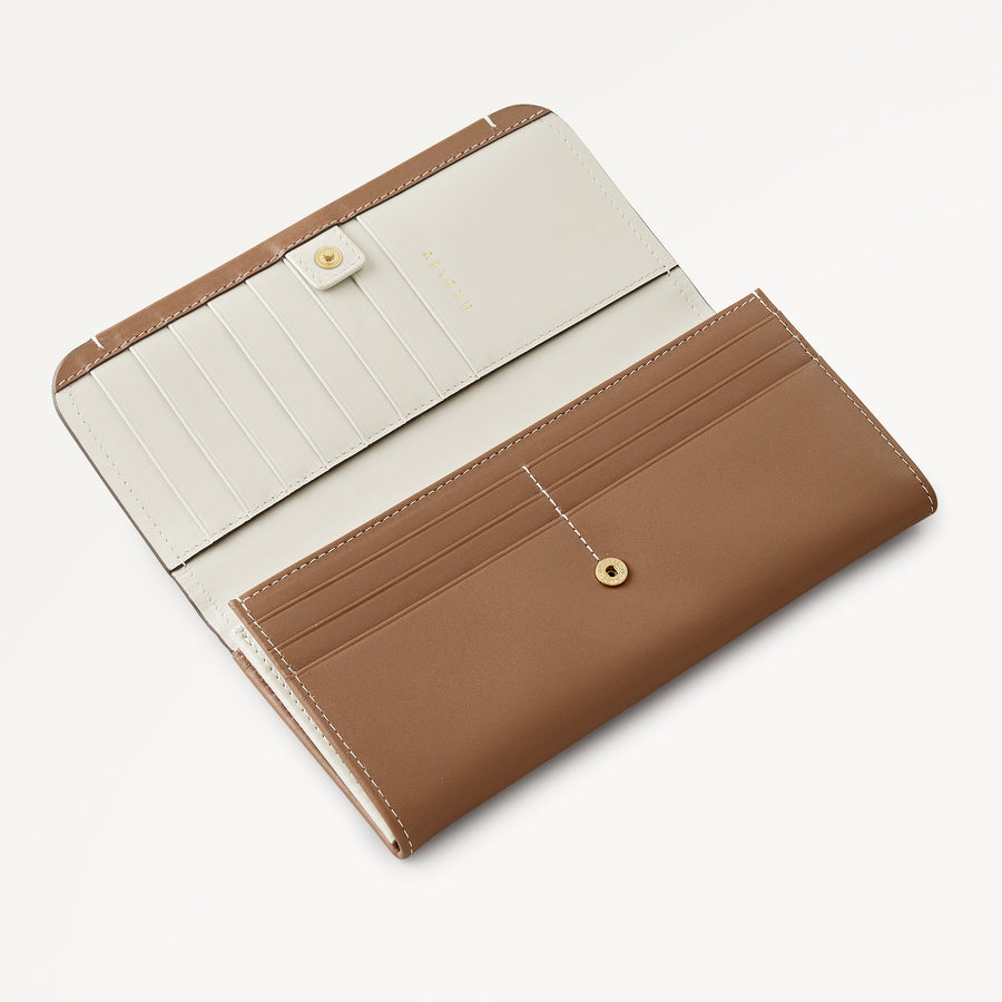 Talbot Way Large Flapover Purse Cognac - 114094