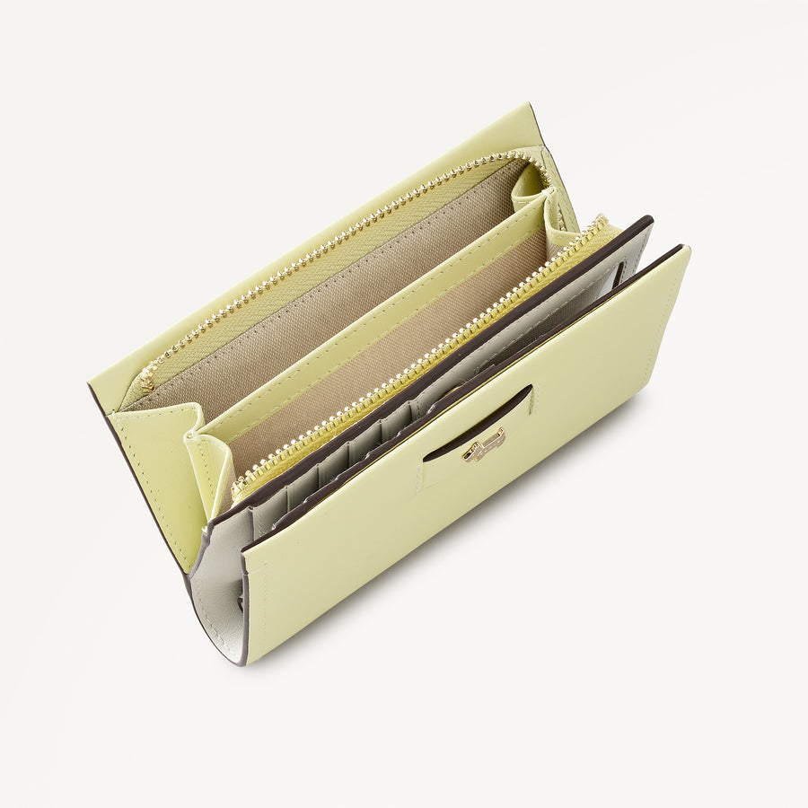 Talbot Way Medium Bifold Purse Lemongrass - 114099