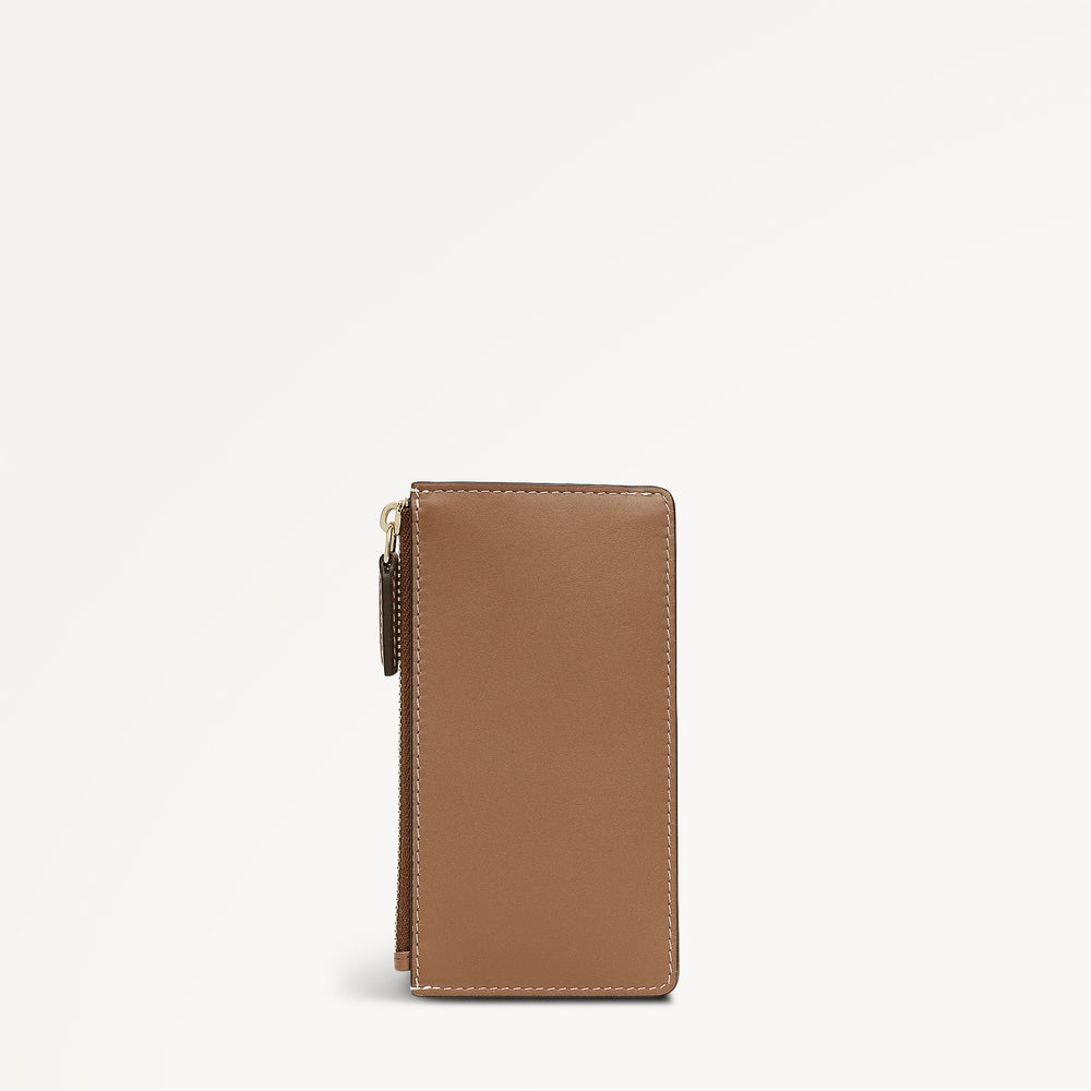 Talbot Way Medium Zip Card & Coin Holder Cognac - 114102