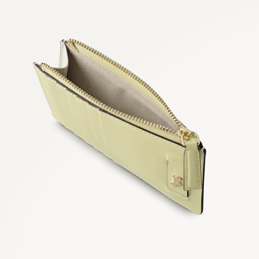 Talbot Way Medium Zip Card & Coin Holder Lemongrass - 114103