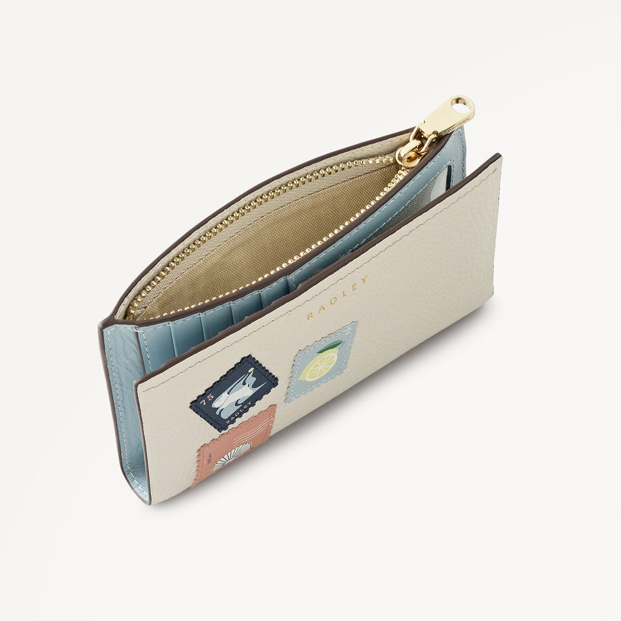 Luggage Lane Medium Bifold Purse Shell - 114106
