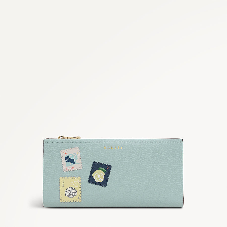 Luggage Lane Large Bifold Wallet Green Water - 114107
