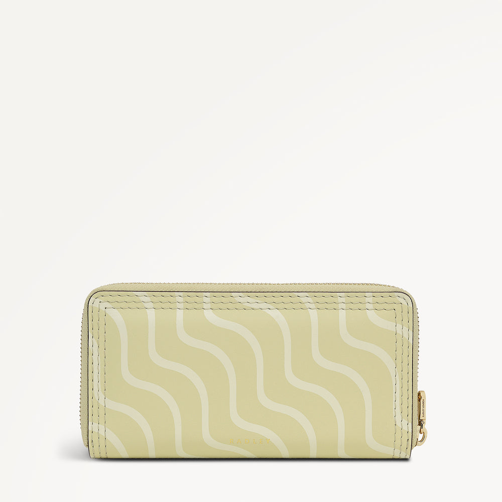 Radley Riviera Large Zip Around Purse Lemongrass - 114115