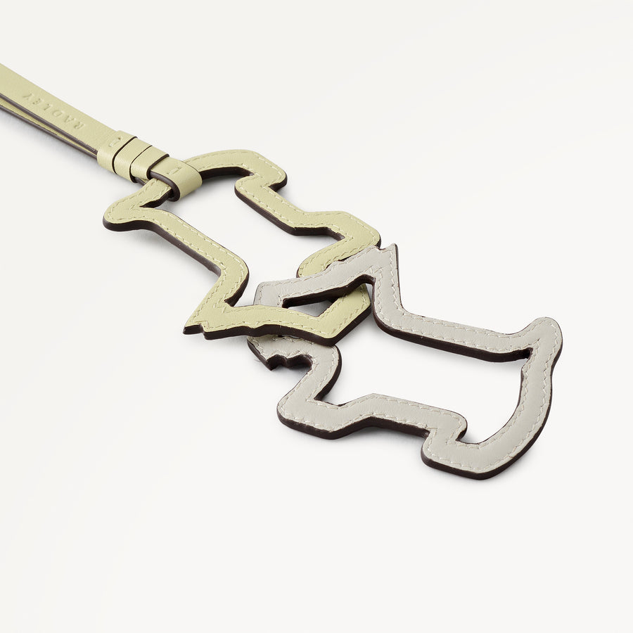 Leather Bag Charm Lemongrass