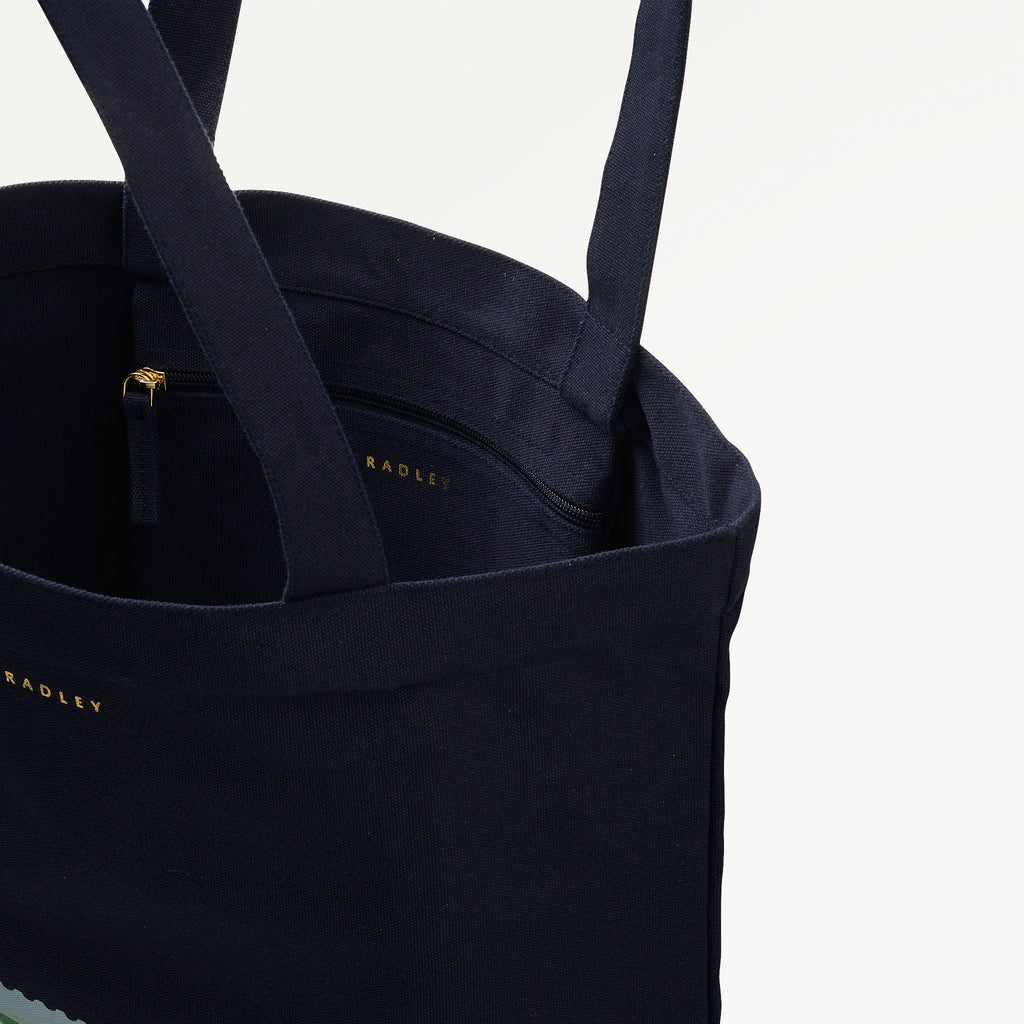 Luggage Lane Large Open Top Tote Naval - 114166