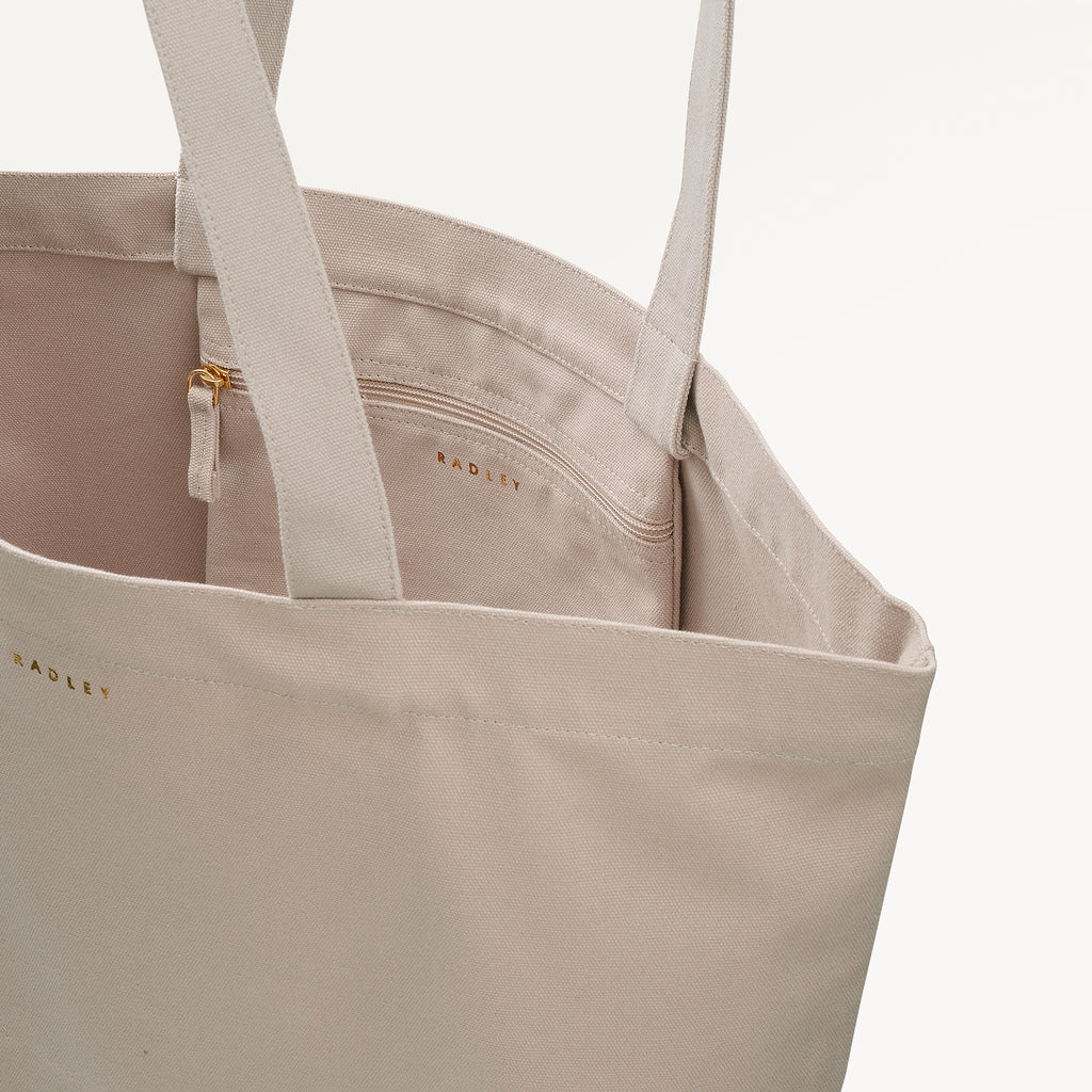 Luggage Lane Large East West Open Top Tote Shell - 114167