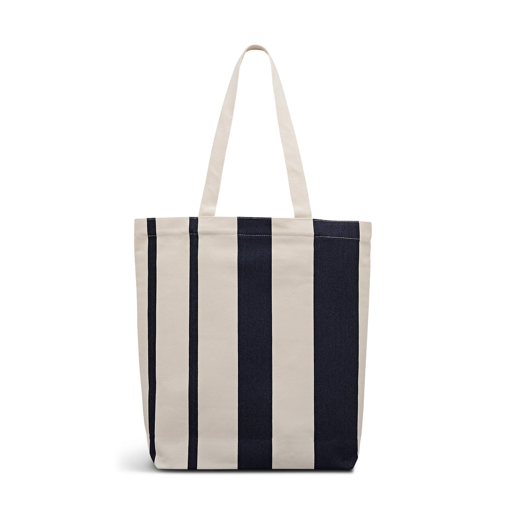 Manning Crescent - Stripe Large Open Top Tote Salt - 114169