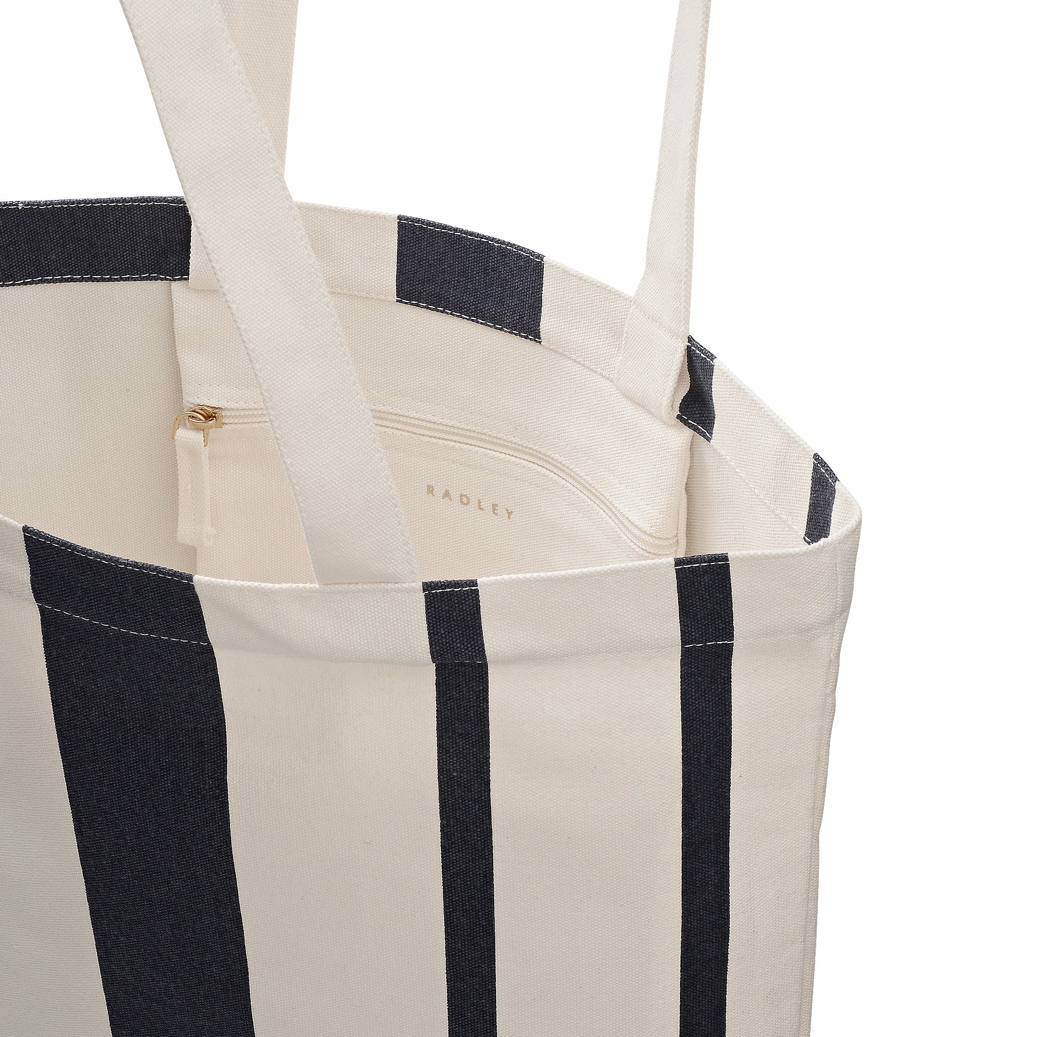 Manning Crescent - Stripe Large Open Top Tote Salt - 114169