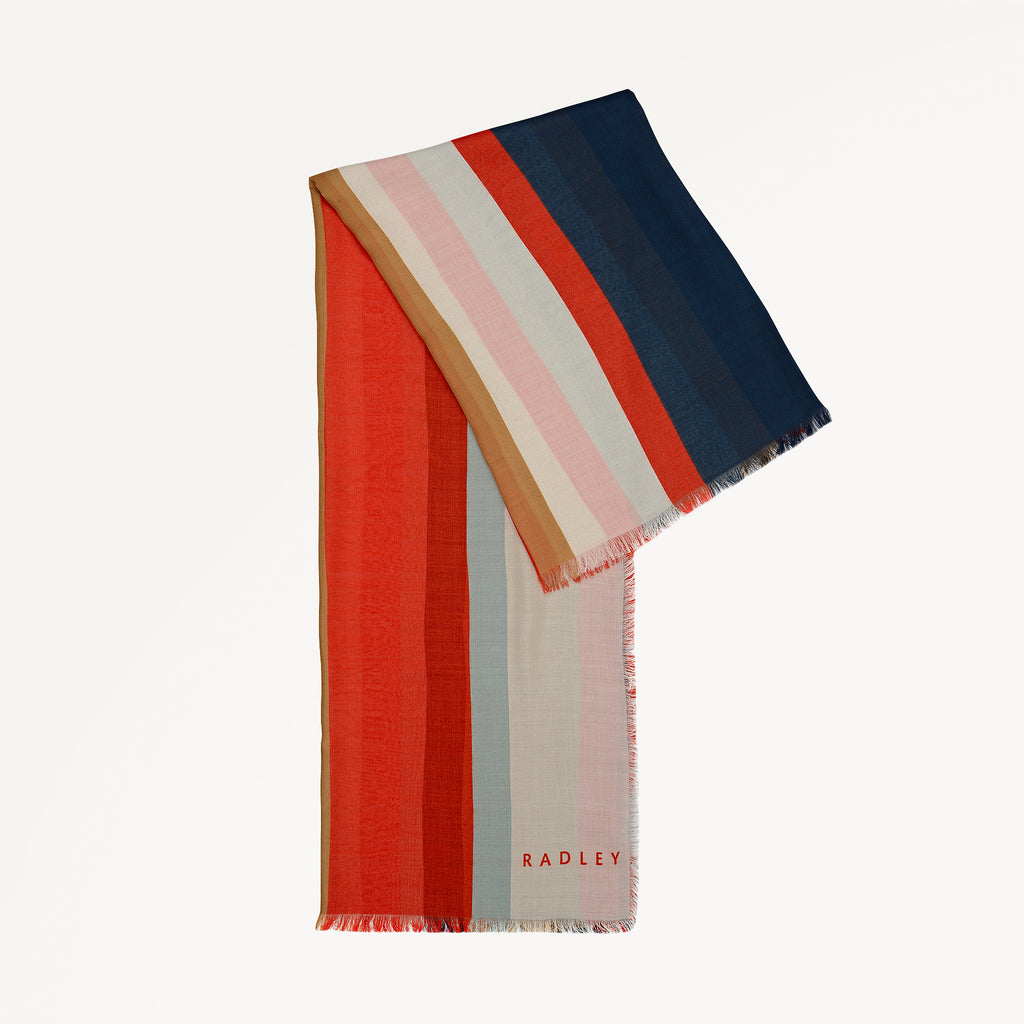 Willoughby Place - Stripe Scarf Lobster - 114187