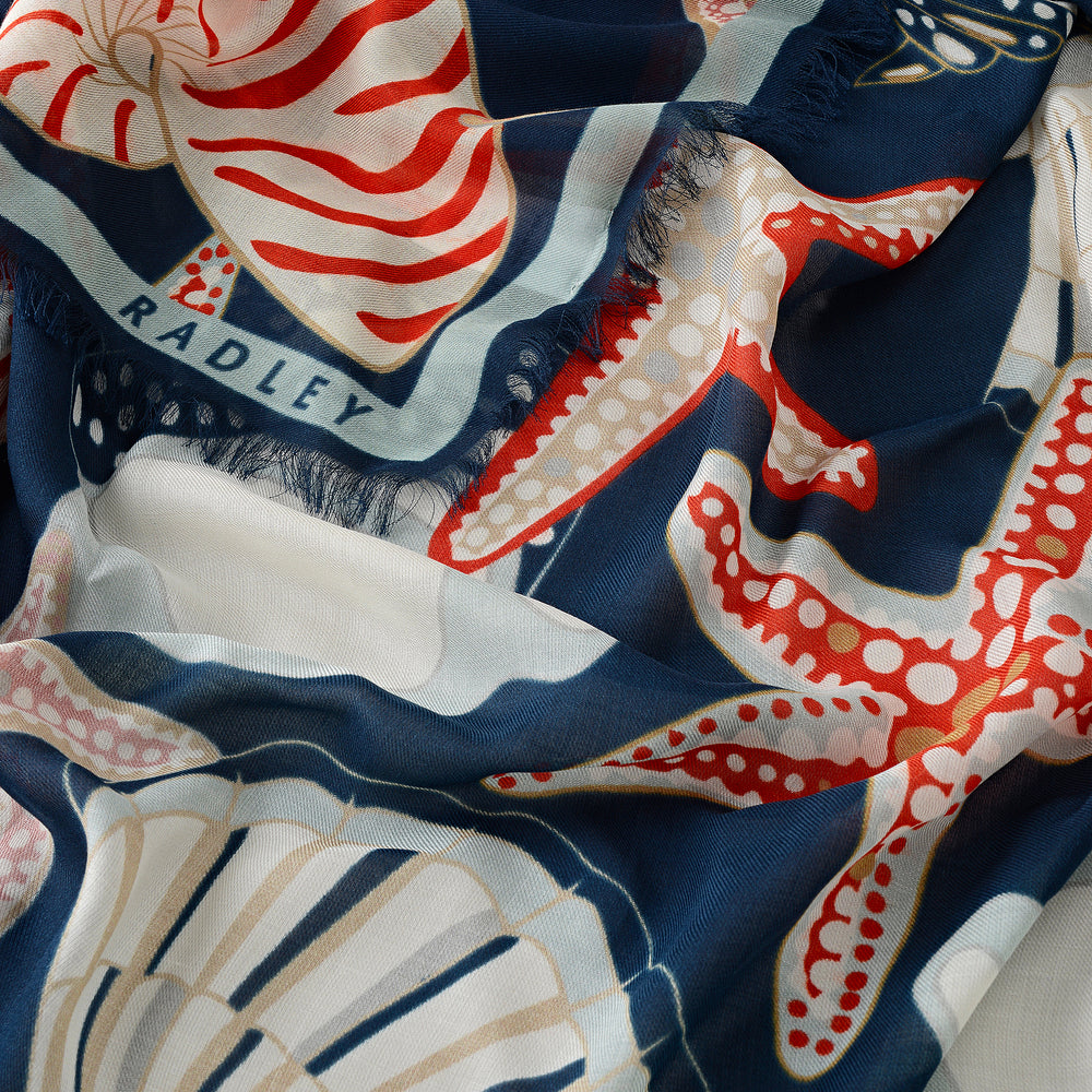 Shell Scarf Naval - 114188