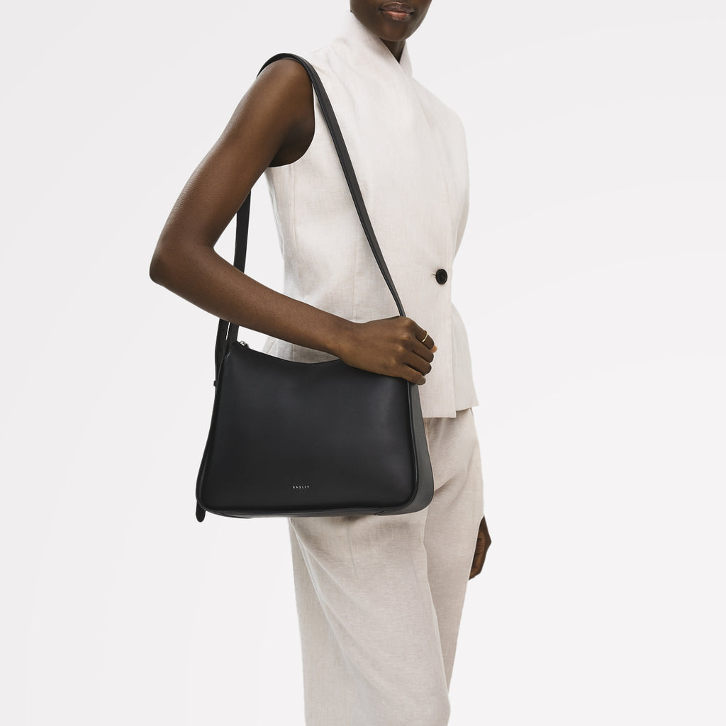 Westwell Lane Medium Ziptop Cross Body Black - 114195