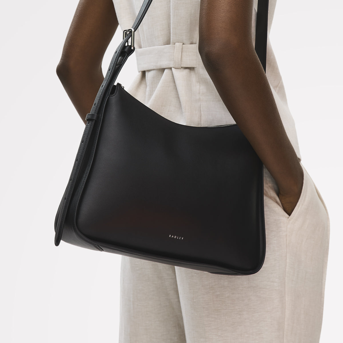 Westwell Lane Medium Ziptop Cross Body Black - 114195