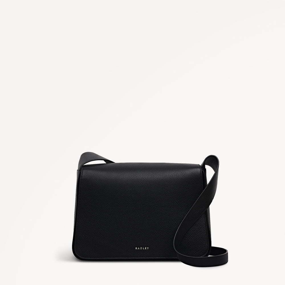 Westwell Lane Large Flapover Cross Body Black - 114196
