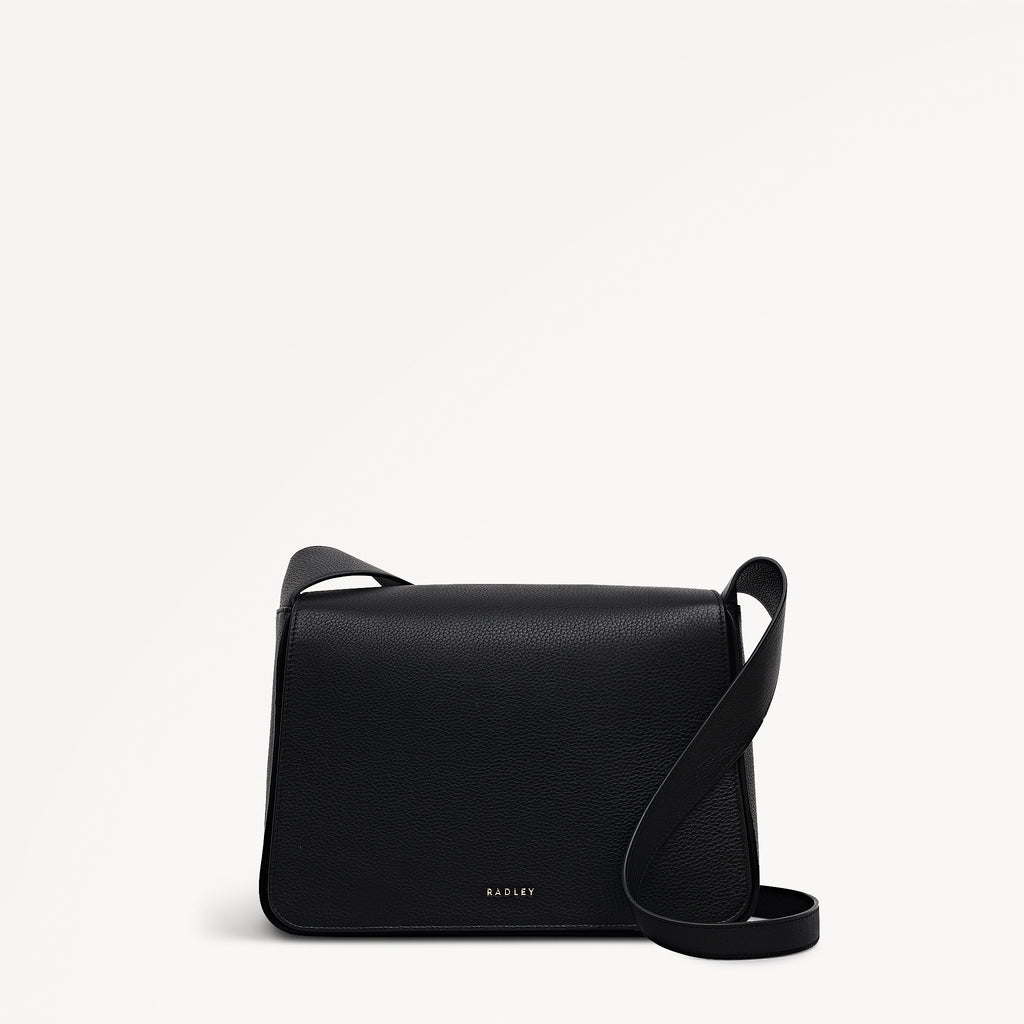 Westwell Lane Large Flapover Cross Body Black - 114196