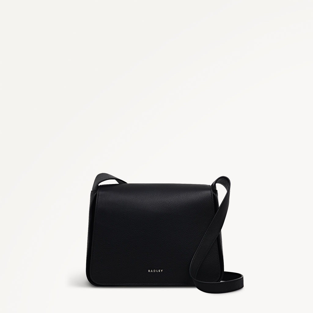 Westwell Lane Medium Flapover Cross Body Black - 114197