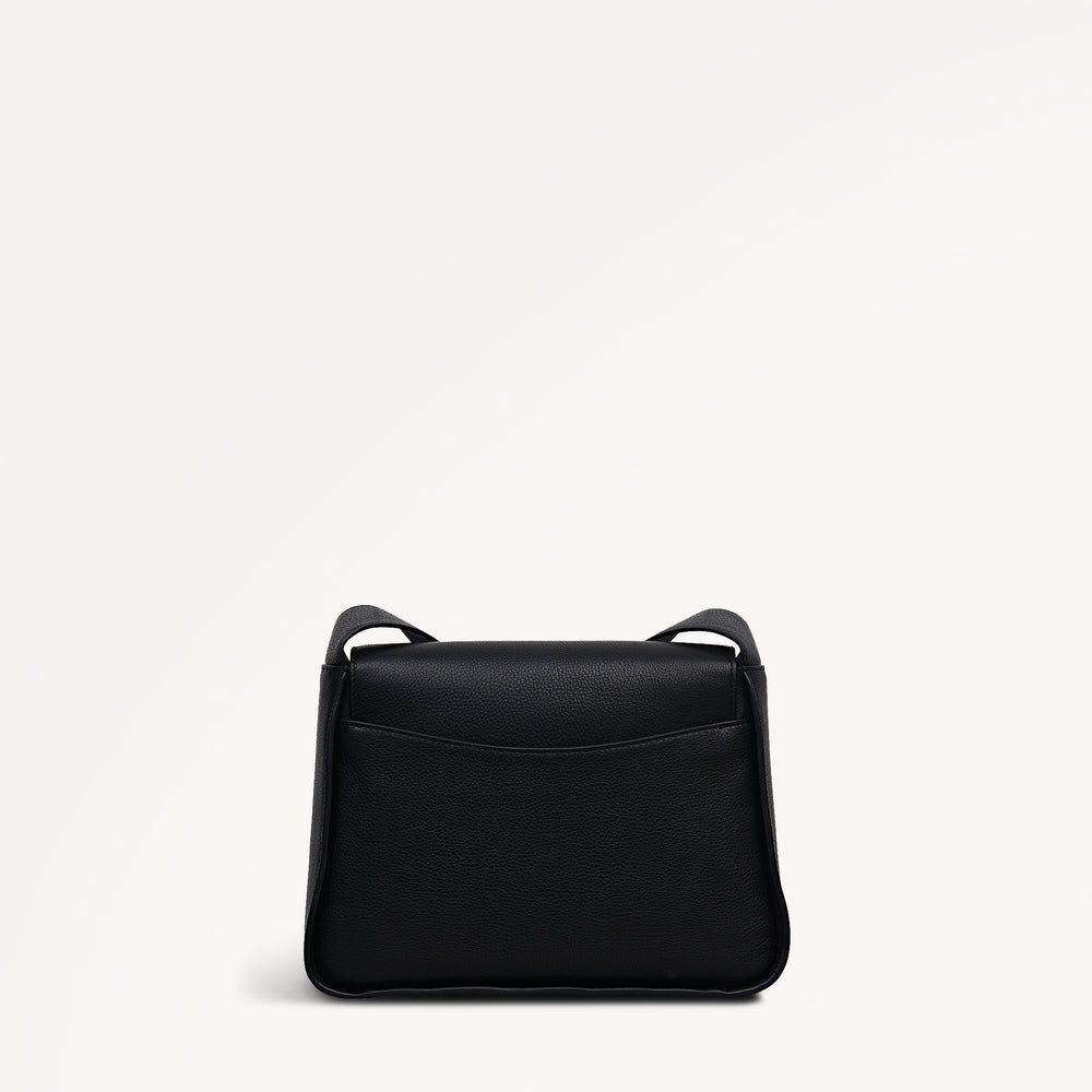 Westwell Lane Medium Flapover Cross Body Black - 114197