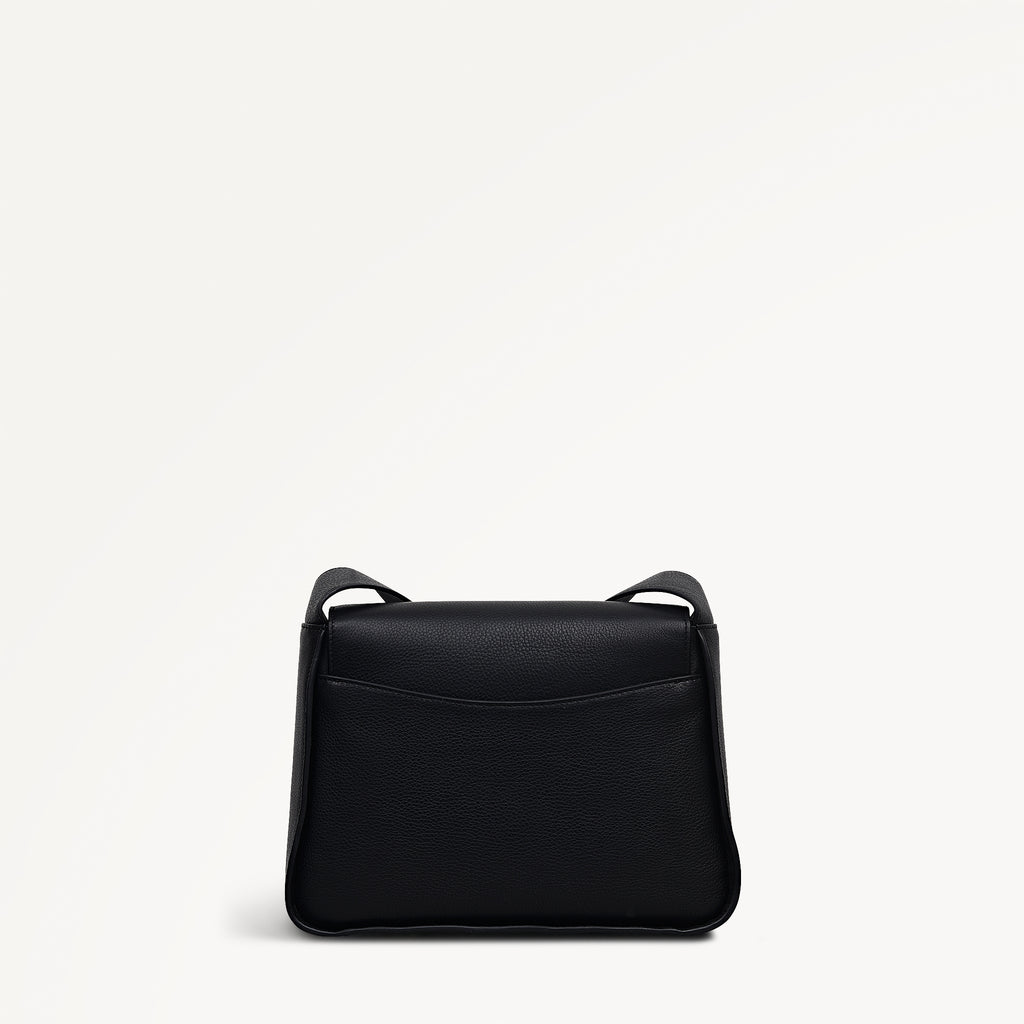 Westwell Lane Medium Flapover Cross Body Black - 114197
