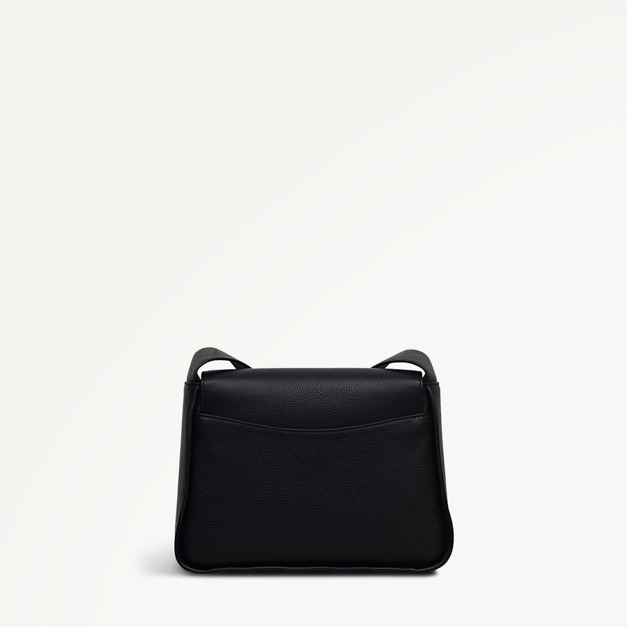 Westwell Lane Medium Flapover Cross Body Black - 114197
