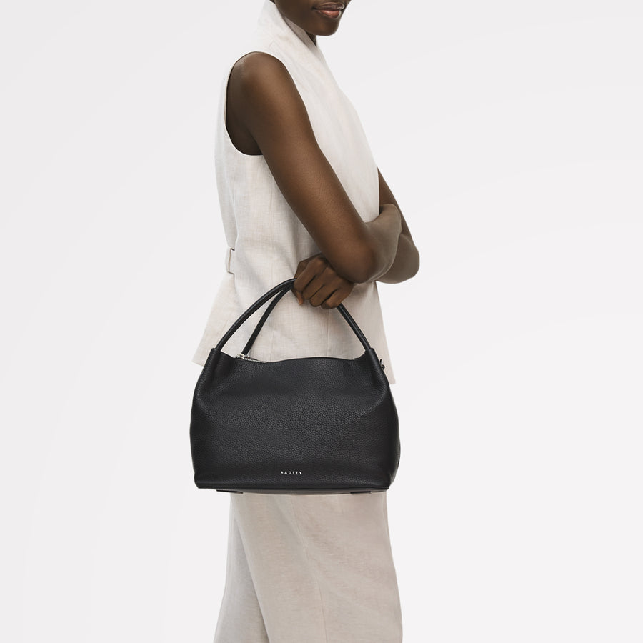 Ivydale Road Medium Ziptop Grab Black - 114198