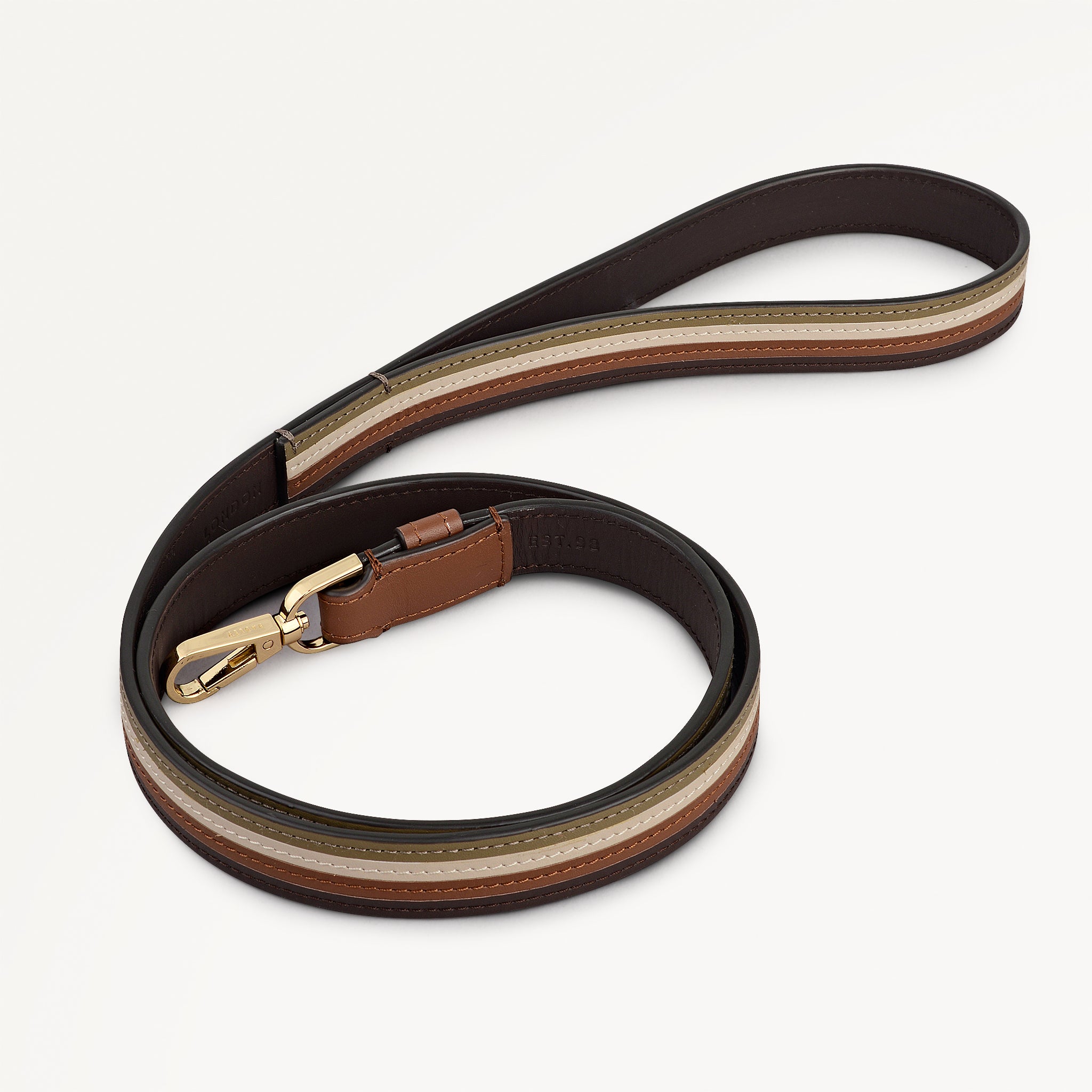Dog Leather Lead Cognac - 114658