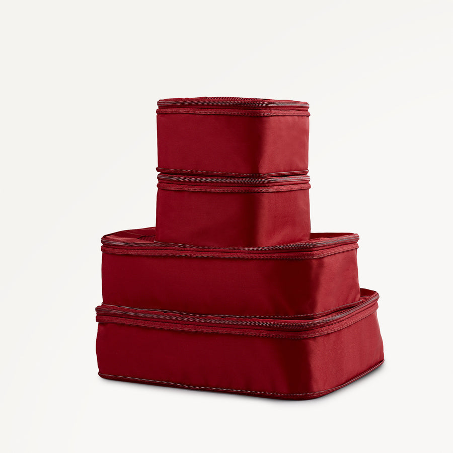 Packing Cubes Set Of 4 Ruby
