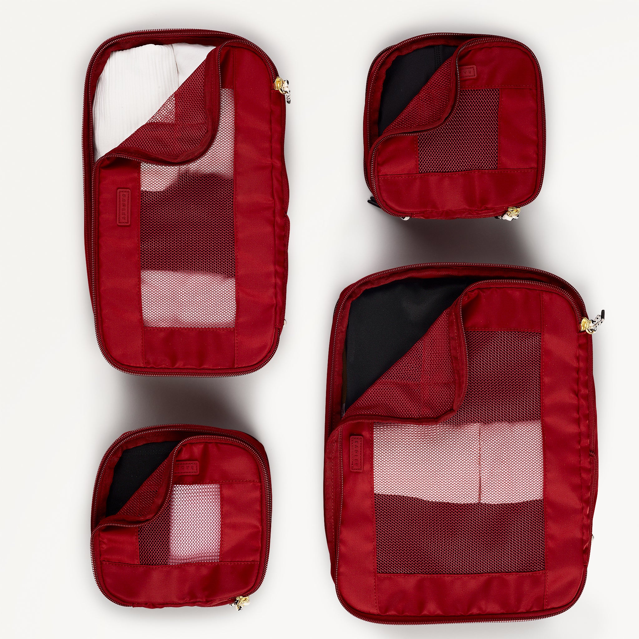 Packing Cubes Set Of 4 Ruby