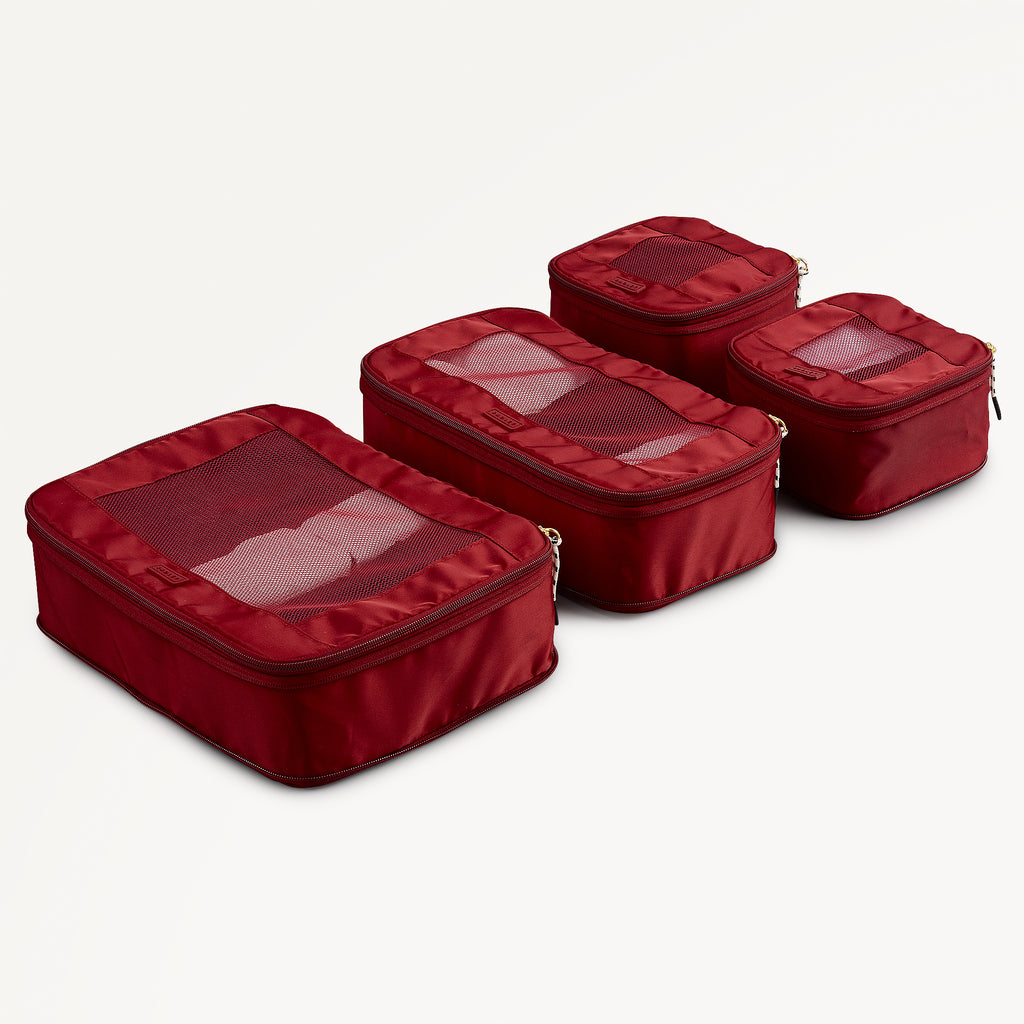 Packing Cubes Set Of 4 Ruby