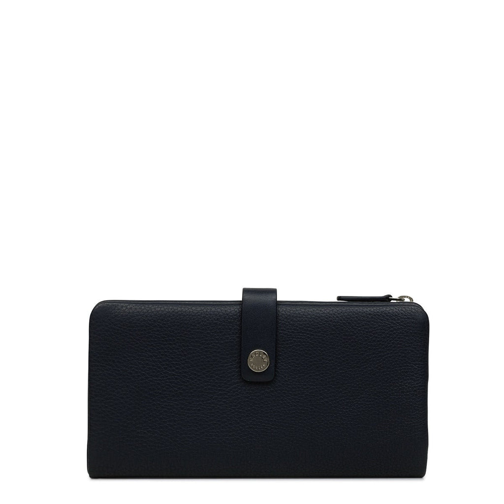 Larkswood Leather Large Bifold Wallet in Ink - 13704