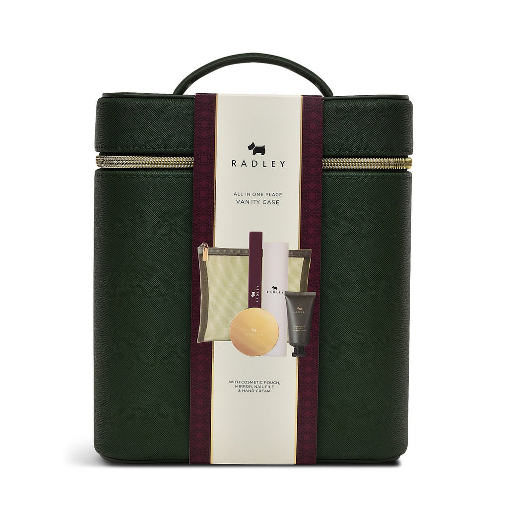 RADLEY BEAUTY VANITY CASE RACING GREEN