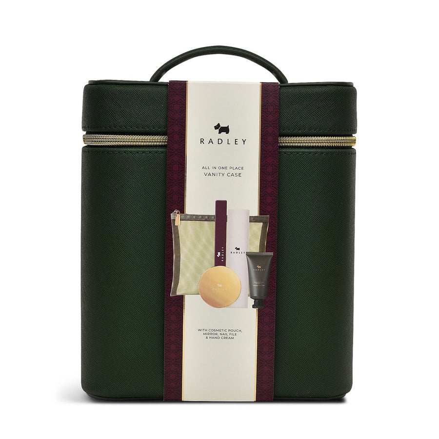 RADLEY BEAUTY VANITY CASE RACING GREEN